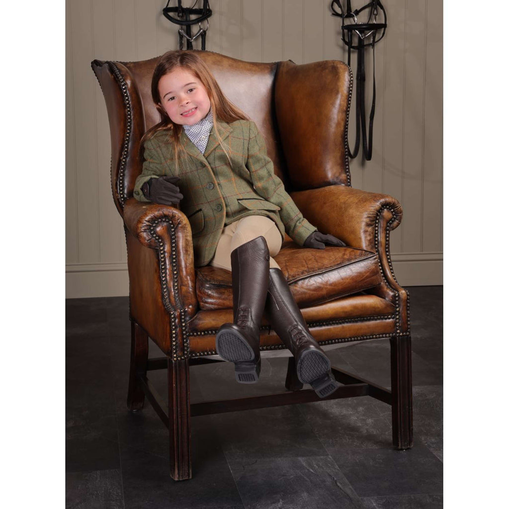 Aubrion by Shires Wedstrijdjasje Saratoga Kinderen Rood/Geel/Blauw Check