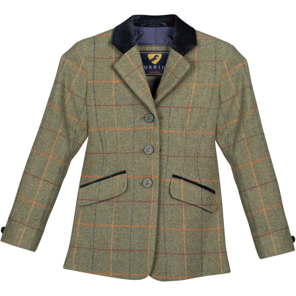 Aubrion by Shires Wedstrijdjasje Saratoga Kinderen Rood/Geel/Blauw Check