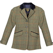 Aubrion by Shires Wedstrijdjasje Saratoga Kinderen Rood/Geel/Blauw Check