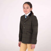 Aubrion by Shires Wedstrijdjasje Saratoga Kinderen Spruce Groen Check