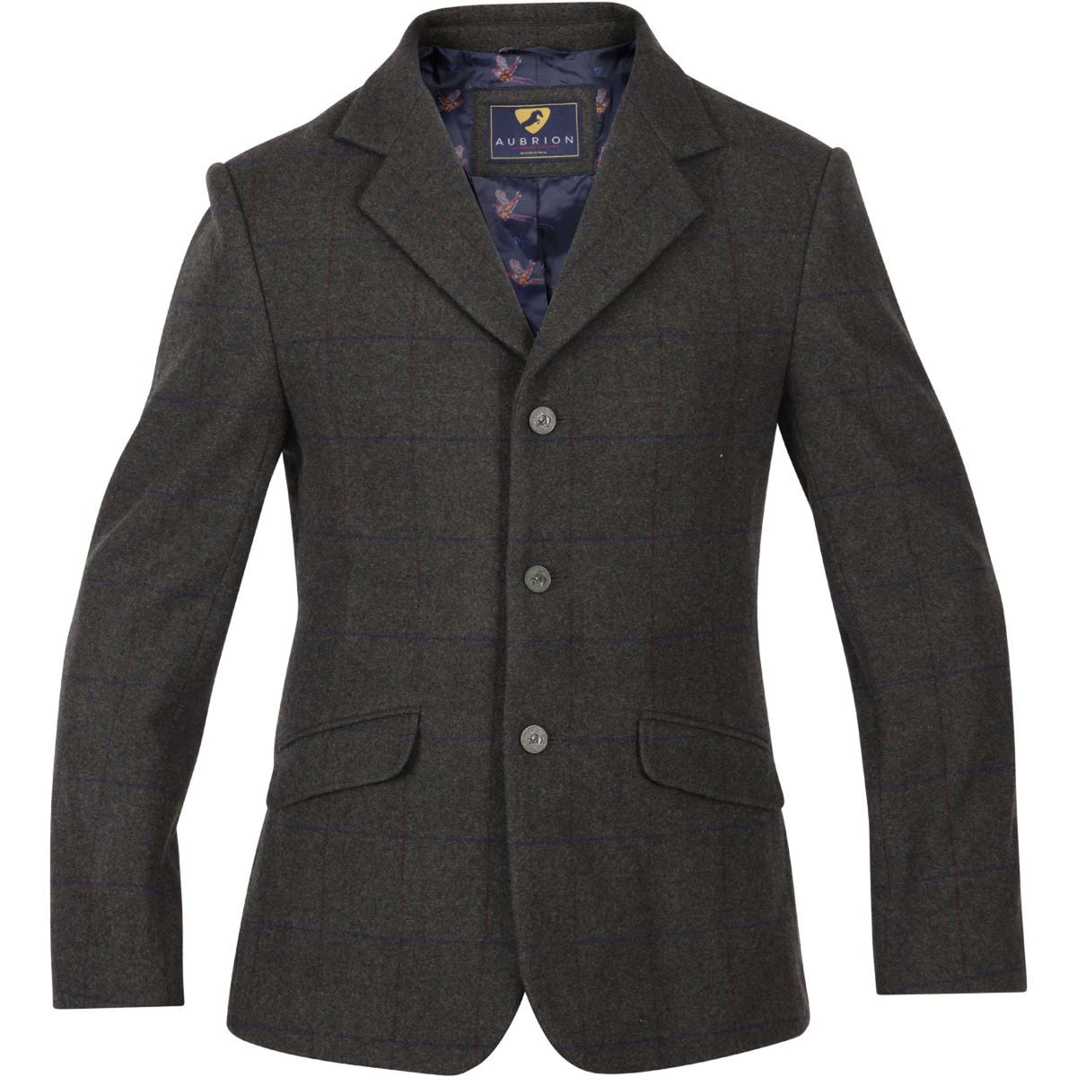 Aubrion by Shires Wedstrijdjasje Saratoga Heren Elm Groen Check