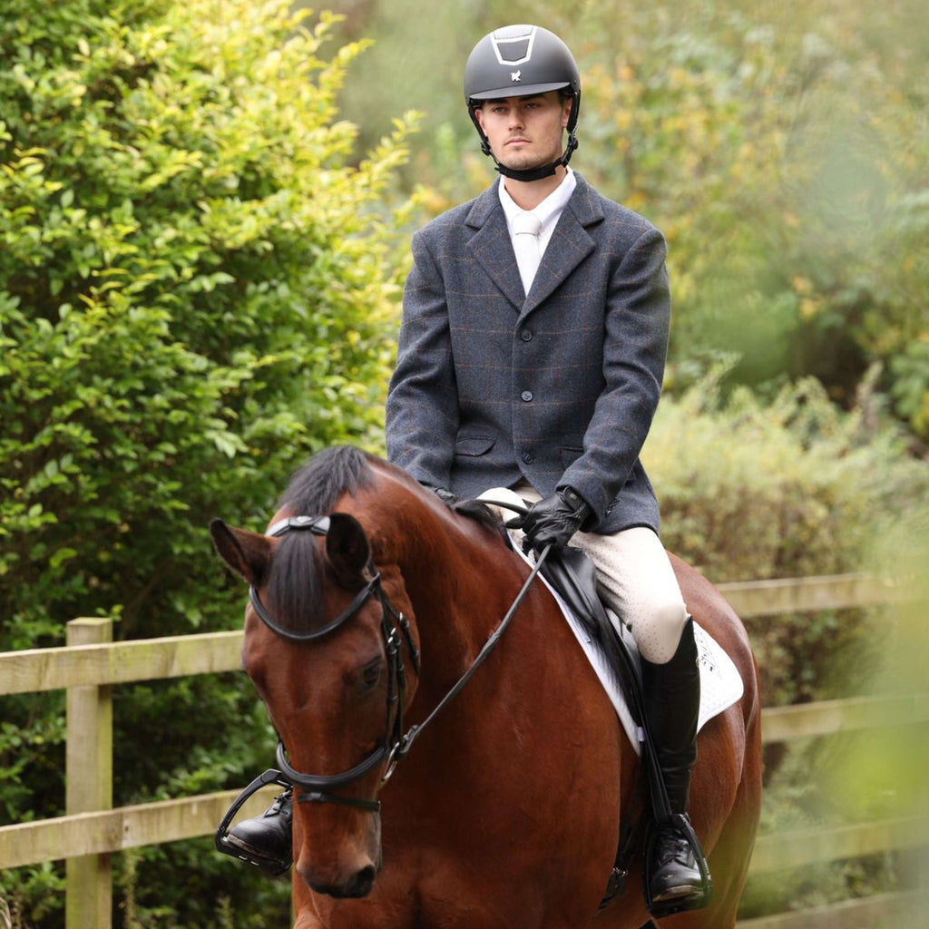 Aubrion by Shires Wedstrijdjasje Saratoga Heren Juniper Navy Check