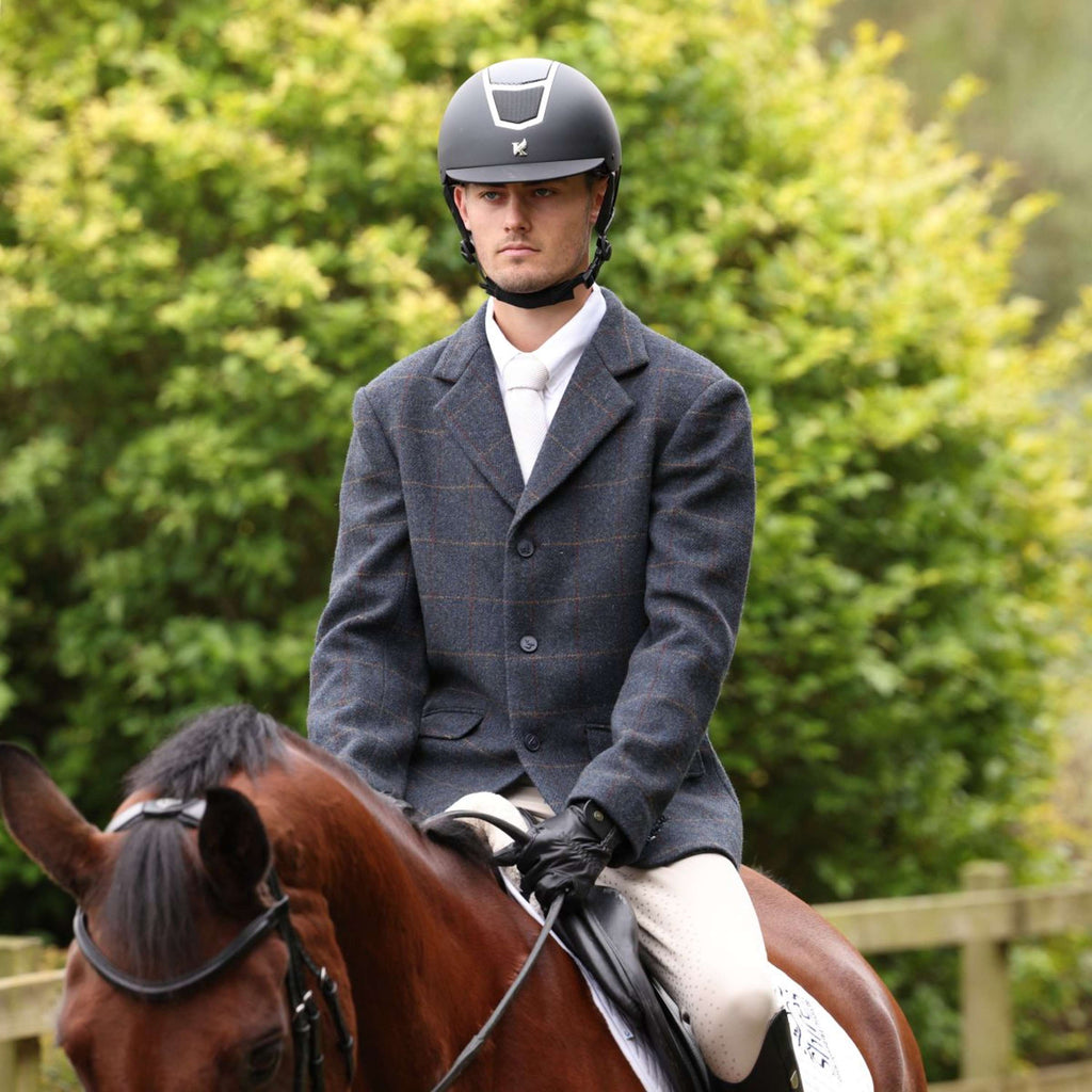 Aubrion by Shires Wedstrijdjasje Saratoga Heren Juniper Navy Check
