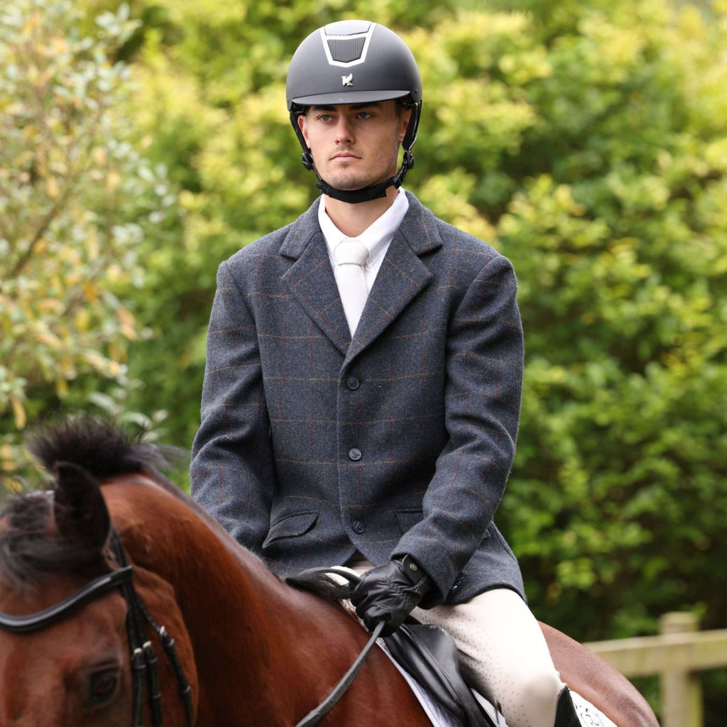 Aubrion by Shires Wedstrijdjasje Saratoga Heren Juniper Navy Check