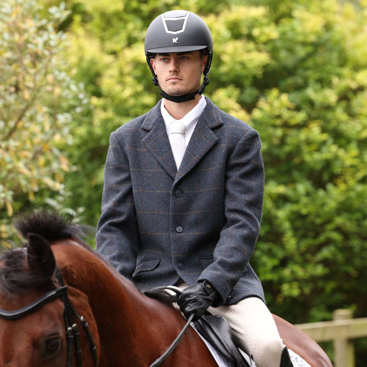 Aubrion by Shires Wedstrijdjasje Saratoga Heren Juniper Navy Check