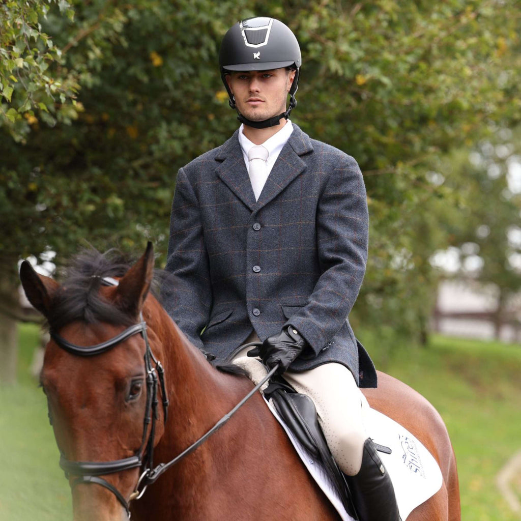 Aubrion by Shires Wedstrijdjasje Saratoga Heren Juniper Navy Check
