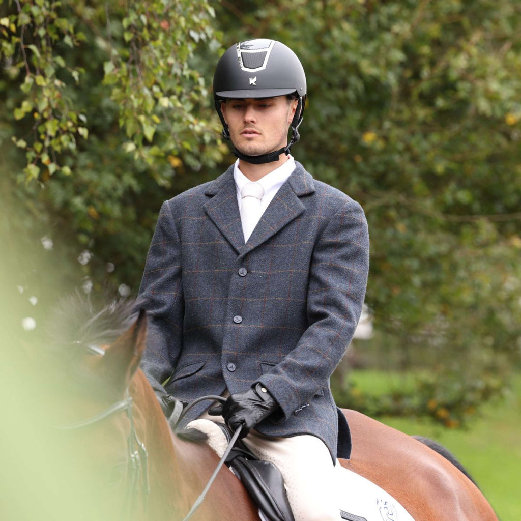 Aubrion by Shires Wedstrijdjasje Saratoga Heren Juniper Navy Check