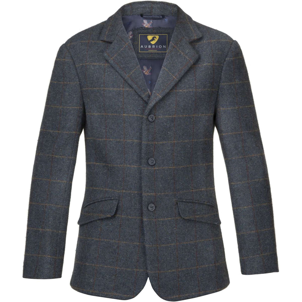Aubrion by Shires Wedstrijdjasje Saratoga Heren Juniper Navy Check