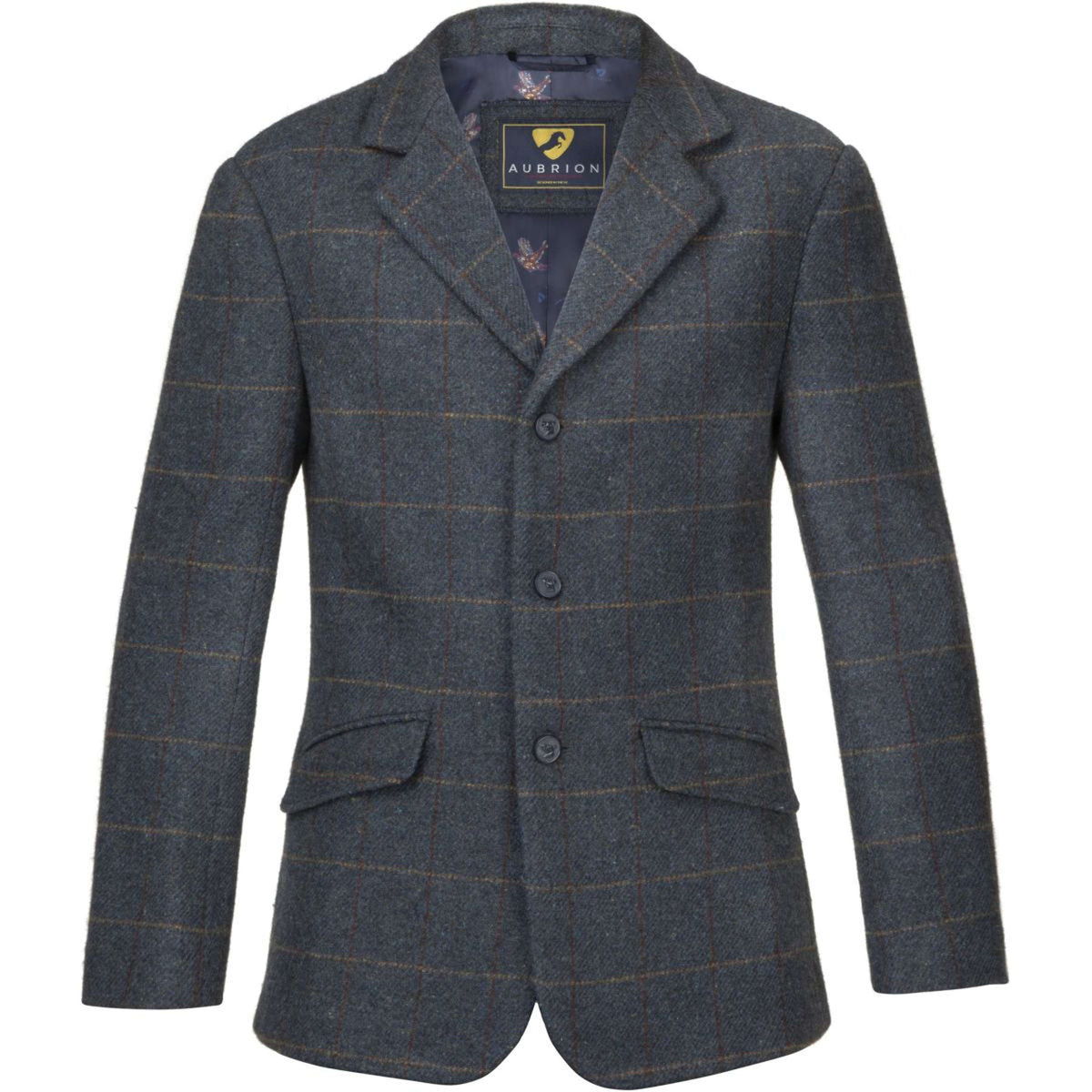 Aubrion by Shires Wedstrijdjasje Saratoga Heren Juniper Navy Check