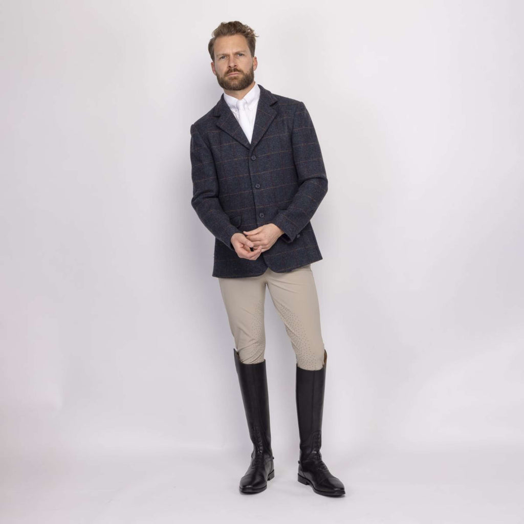 Aubrion by Shires Wedstrijdjasje Saratoga Heren Juniper Navy Check