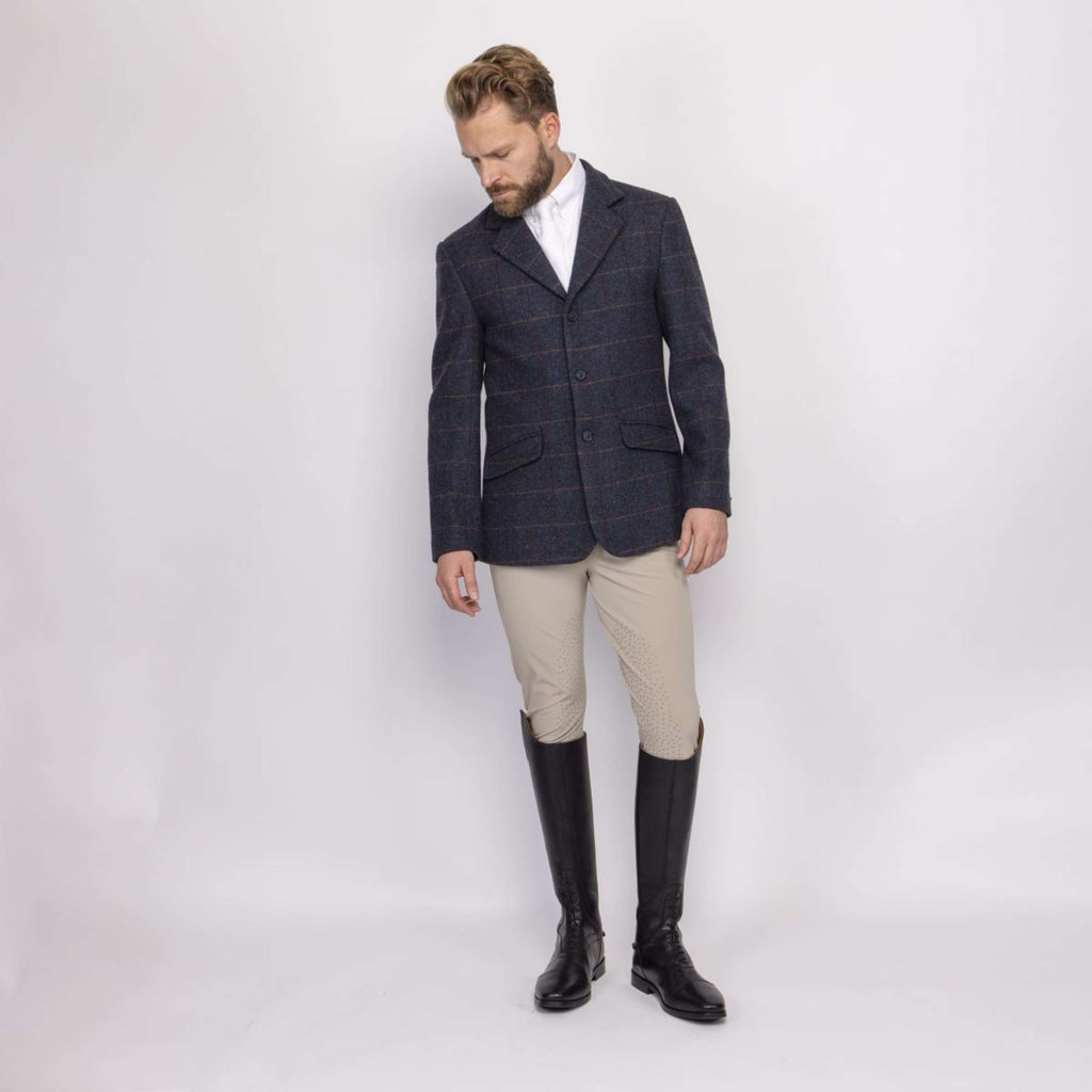 Aubrion by Shires Wedstrijdjasje Saratoga Heren Juniper Navy Check
