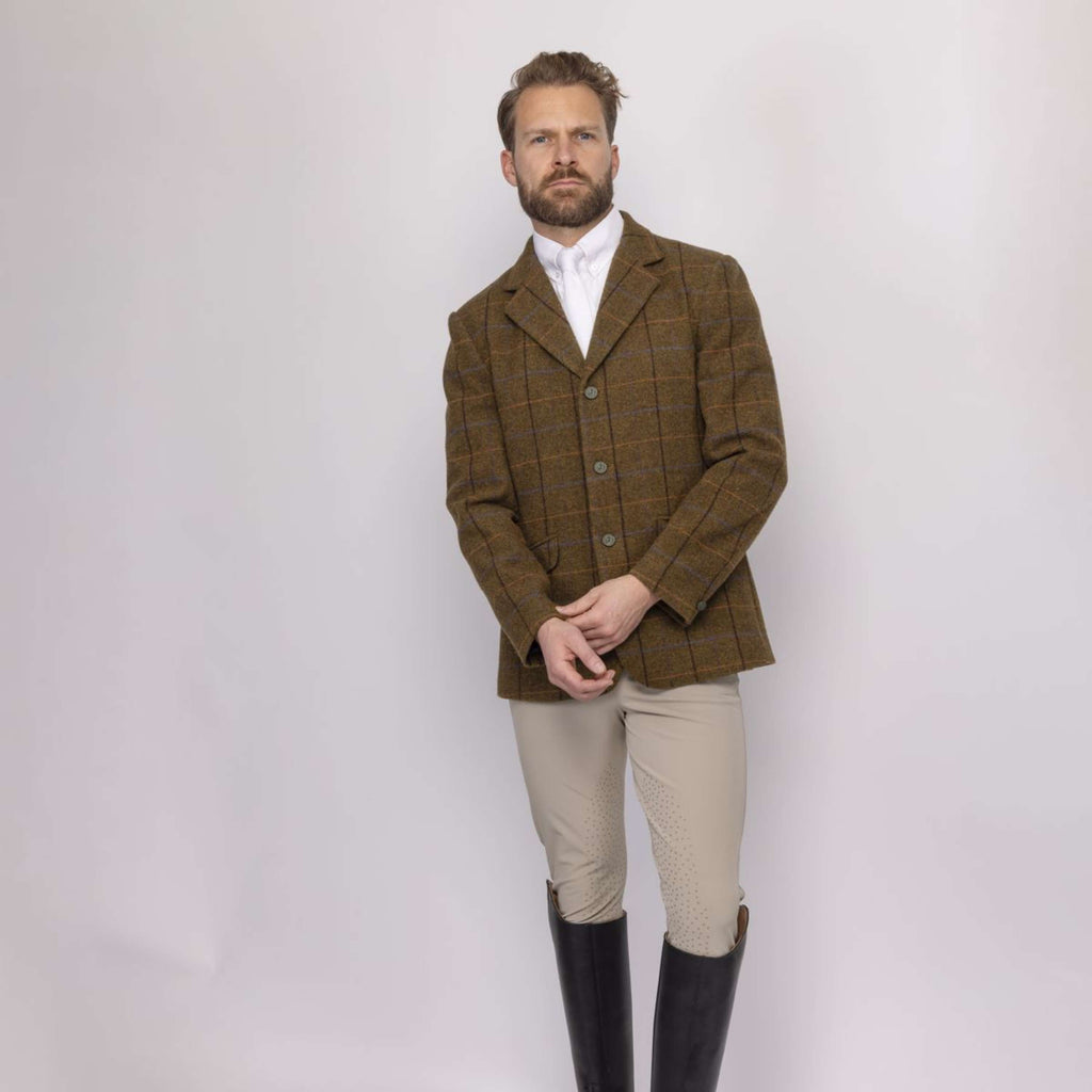 Aubrion by Shires Wedstrijdjasje Saratoga Heren Oak Brown Check