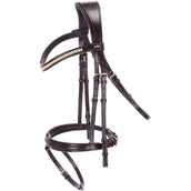 Schockemöhle Hoofdstel Monza C Donkerbruin/Goud