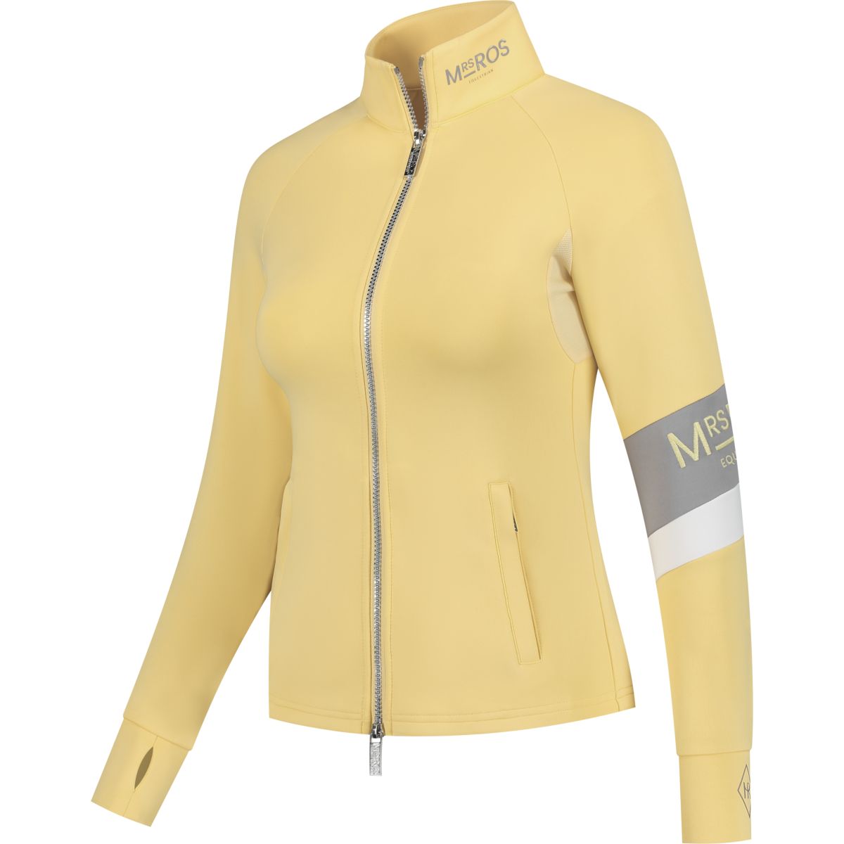 Mrs. Ros Training Jacket Superior Stripe Soft Yellow