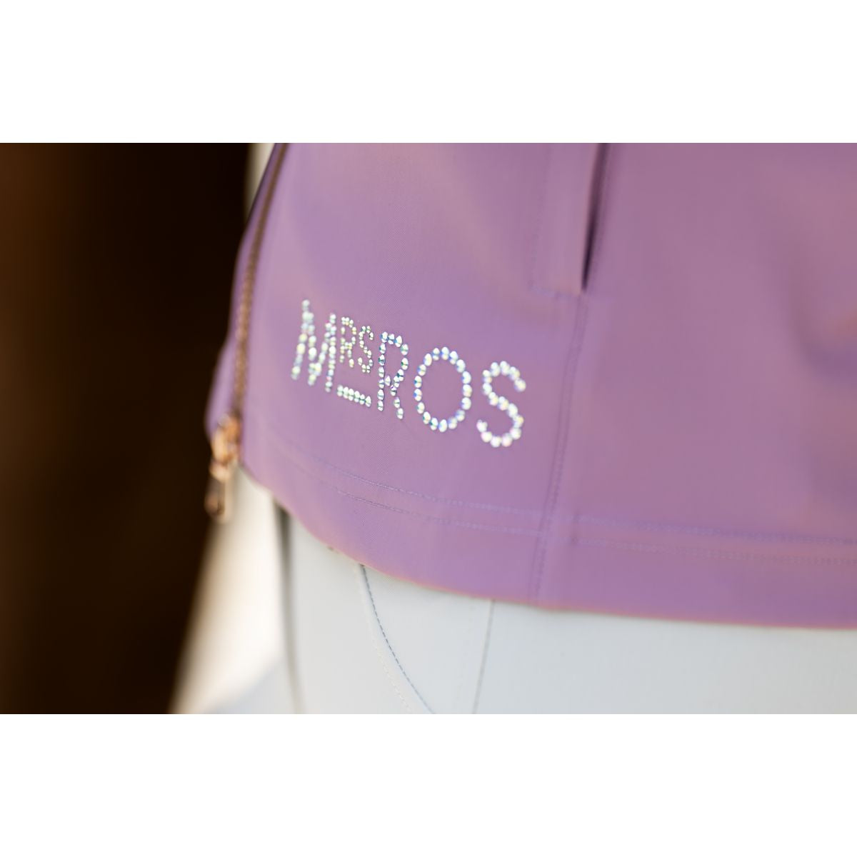 Mrs. Ros Training Jacket Contrast Mesh Blushing Rose