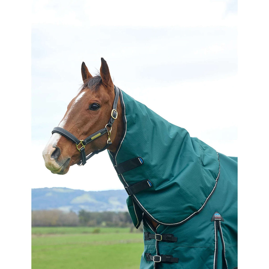 WeatherBeeta ComFiTec Classic Turnout Neck Cover 220g Forest Green/Black