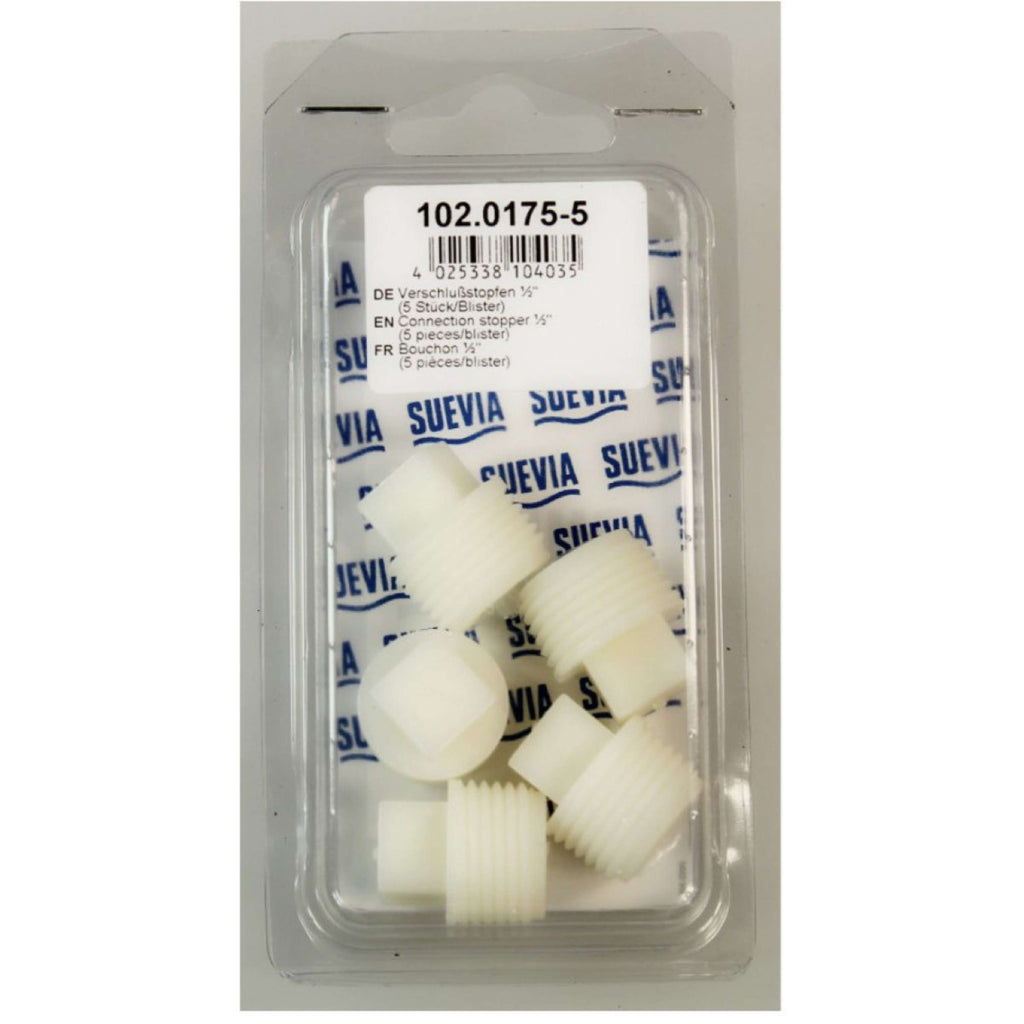 Suevia Afsluitstop 1/2 5 Stuks Wit