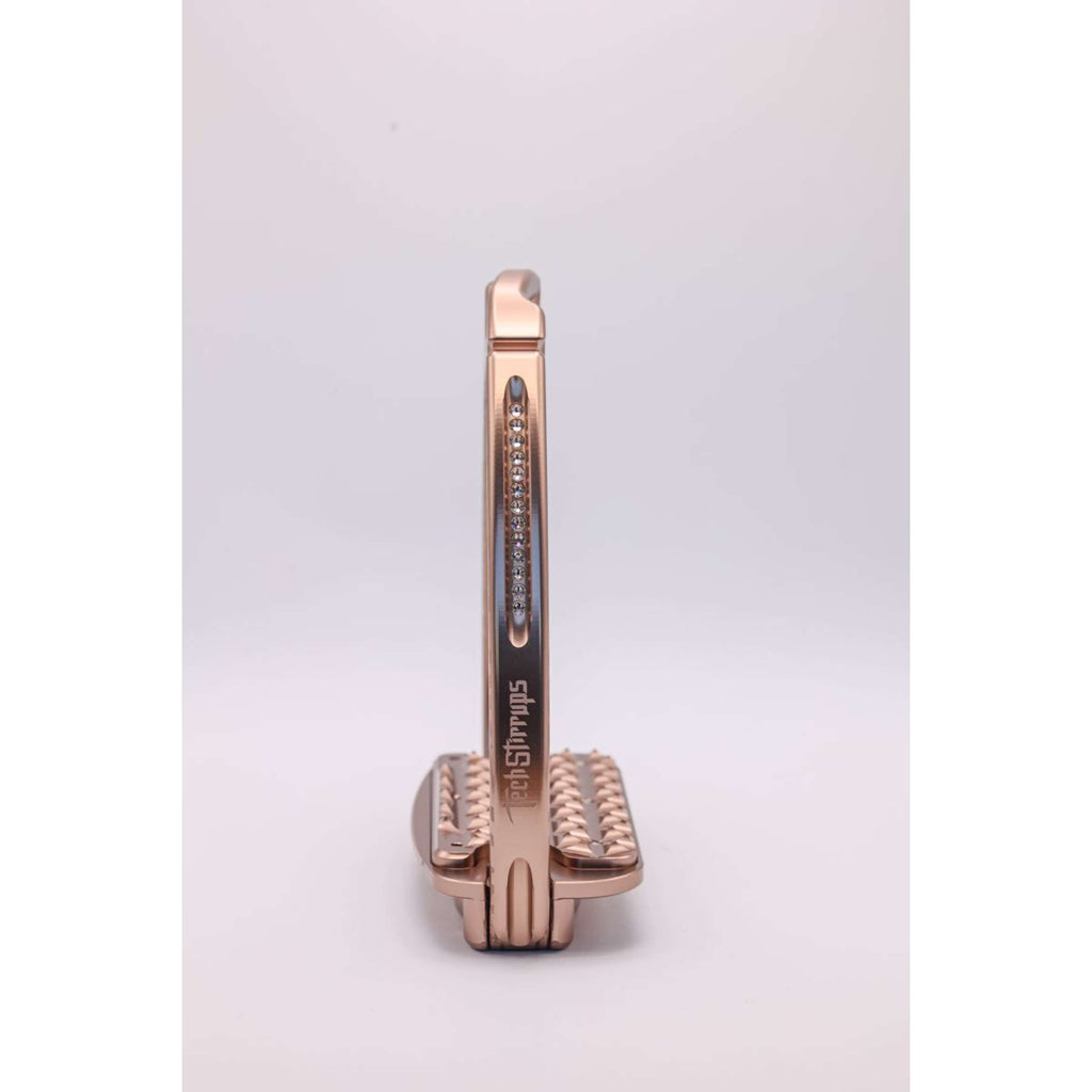 Tech Stirrups Stijgbeugels Venice Sloped EVO Leopard Rosegold