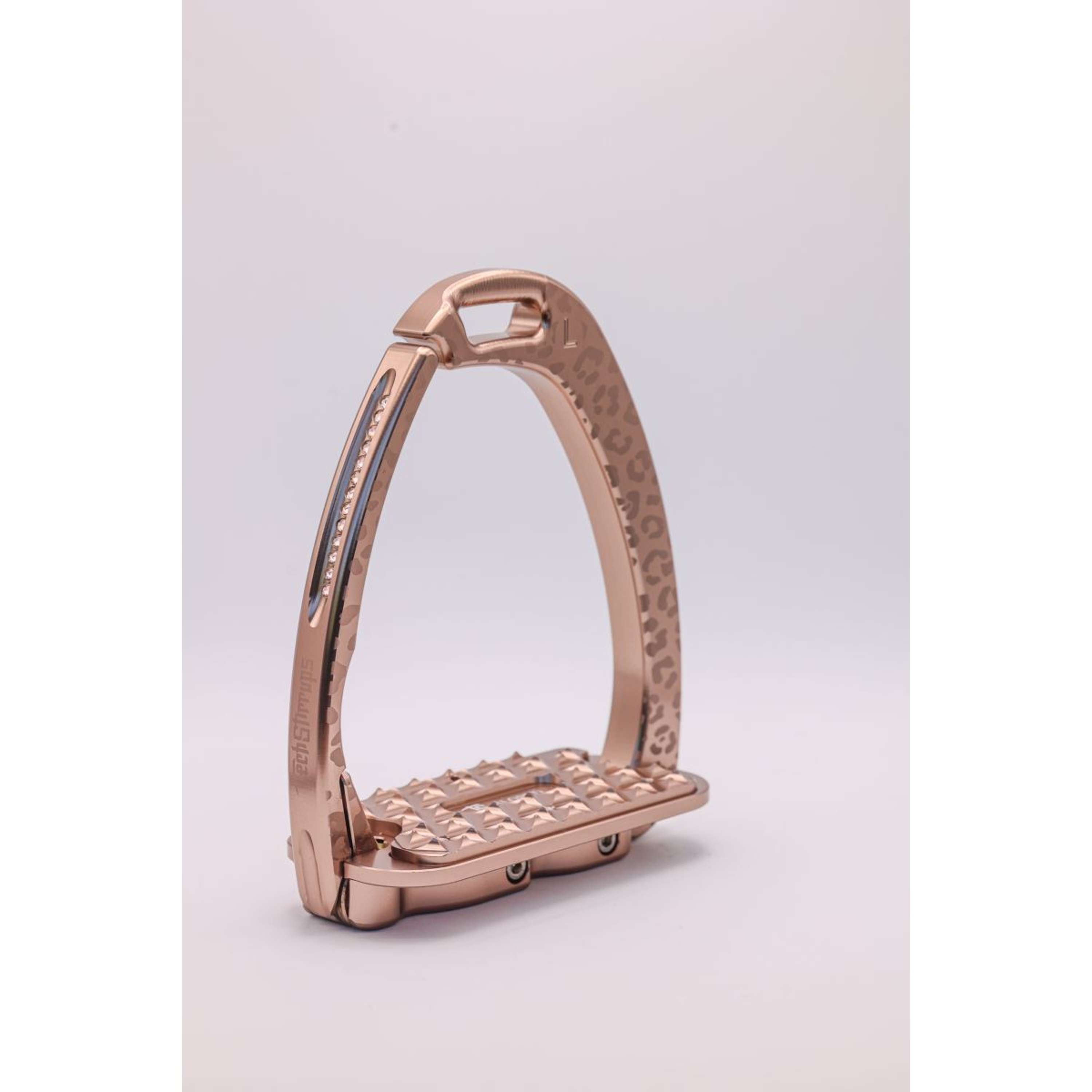 Tech Stirrups Stijgbeugels Venice Sloped EVO Leopard Rosegold