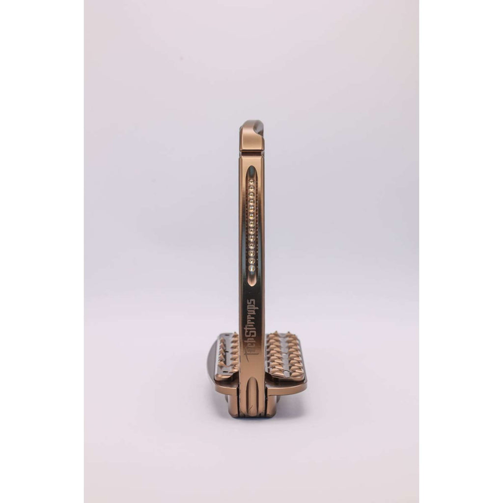Tech Stirrups Stijgbeugels Venice Sloped EVO Leopard Rosegold