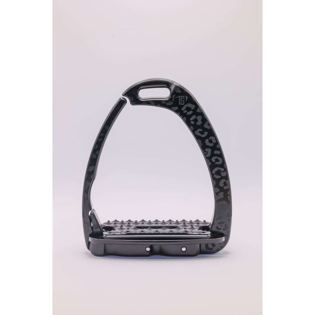 Tech Stirrups Stijgbeugels Venice Children Leopard Black