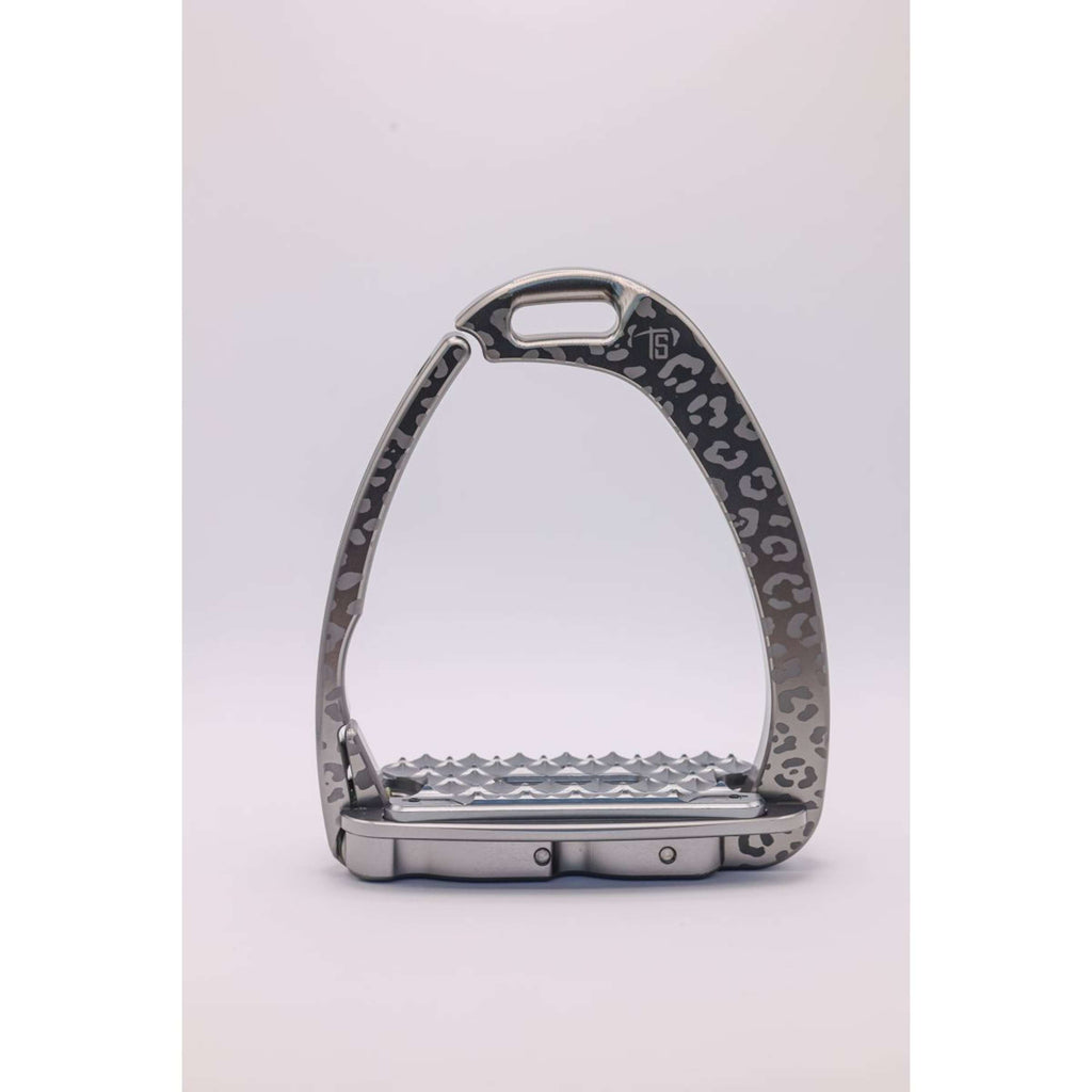 Tech Stirrups Stijgbeugels Venice Children Leopard Titanium
