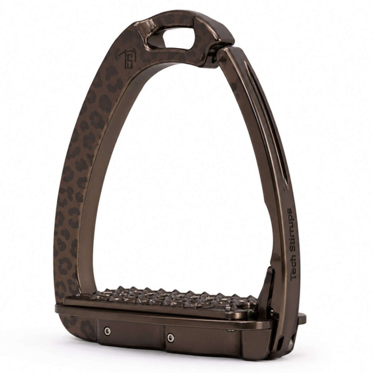 Tech Stirrups Stijgbeugels Venice Sloped EVO Leopard Brown