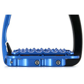 Tech Stirrups Stijgbeugels Venice Plus EVO Zilver/Blauw