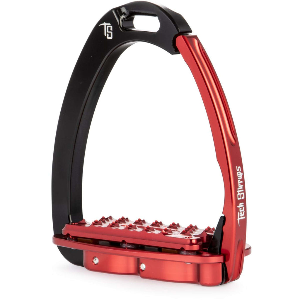 Tech Stirrups Stijgbeugels Venice Plus EVO Zwart/Rood