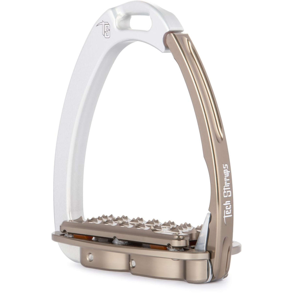 Tech Stirrups Stijgbeugels Venice Plus EVO Zilver/Bruin