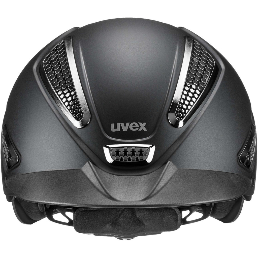 Uvex Cap Perfexxion III Chrome Zwart