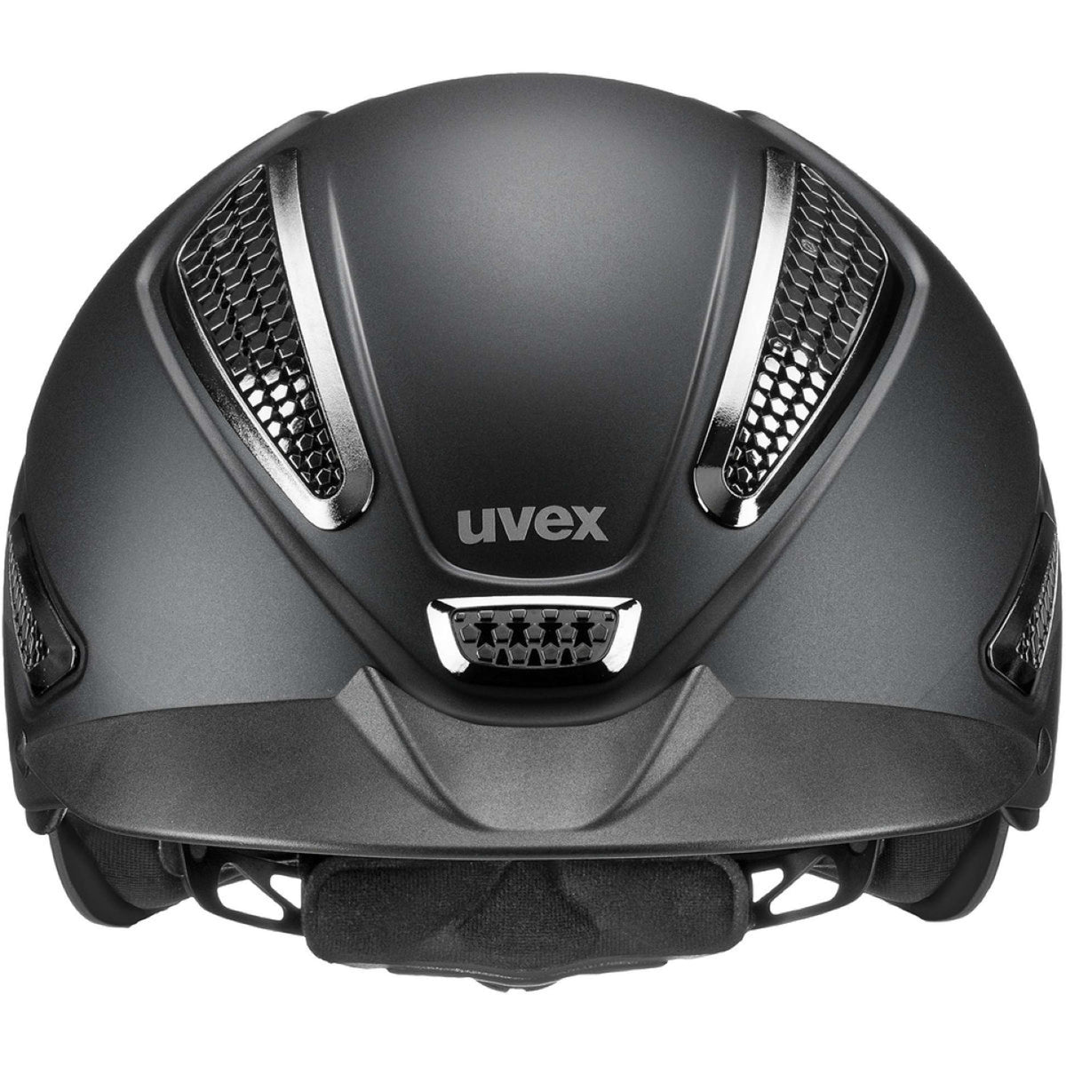 Uvex Cap Perfexxion III Chrome Zwart