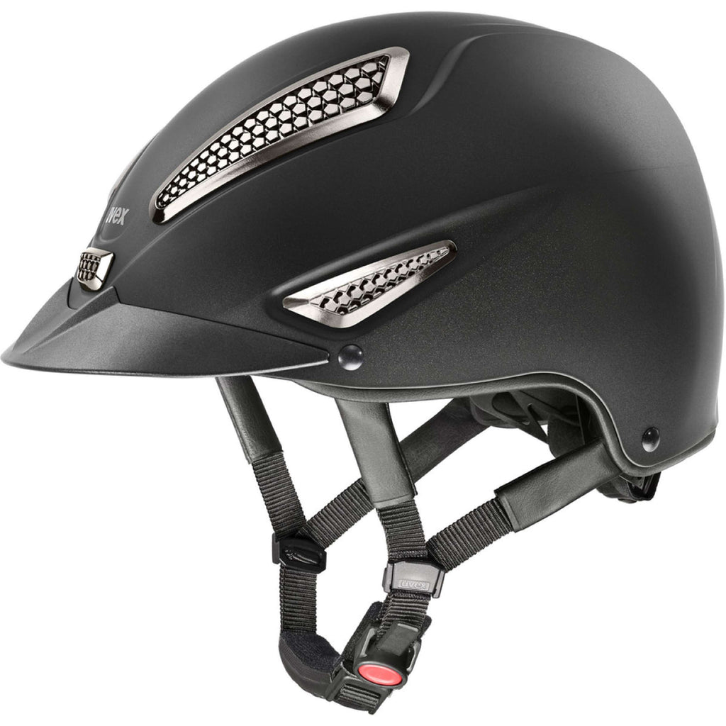 Uvex Cap Perfexxion III Chrome Zwart