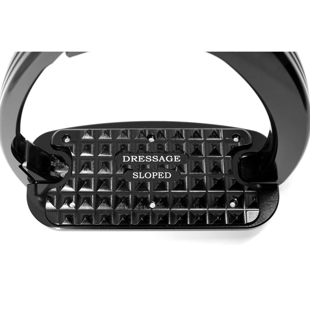 Tech Stirrups Stijgbeugels Venice Sloped Dressuur Zwart/Zwart