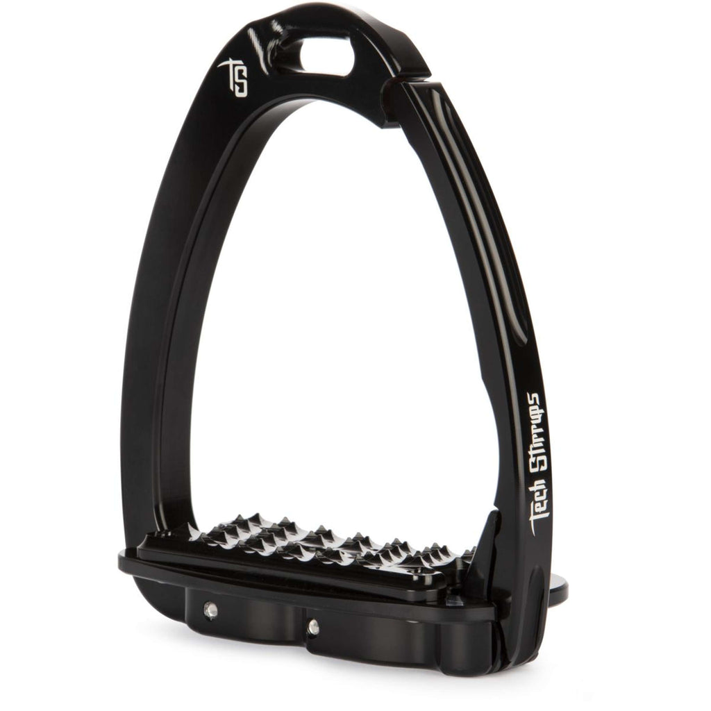 Tech Stirrups Stijgbeugels Venice Sloped EVO Zwart/Zwart