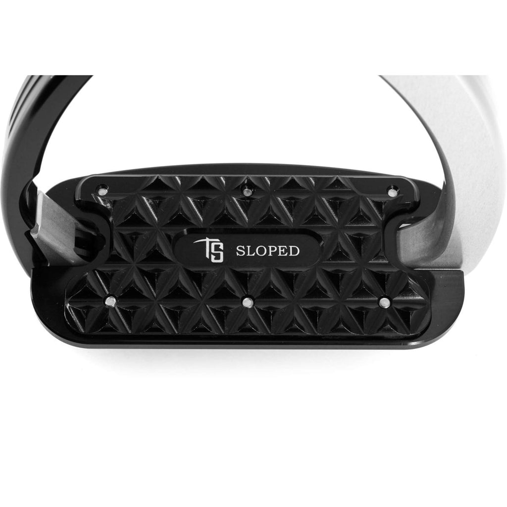 Tech Stirrups Stijgbeugels Venice Sloped EVO Zwart/Zilver