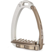 Tech Stirrups Stijgbeugels Venice Sloped EVO Zilver/Bruin