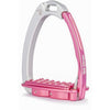 Tech Stirrups Stijgbeugels Venice Sloped EVO Zilver/Roze
