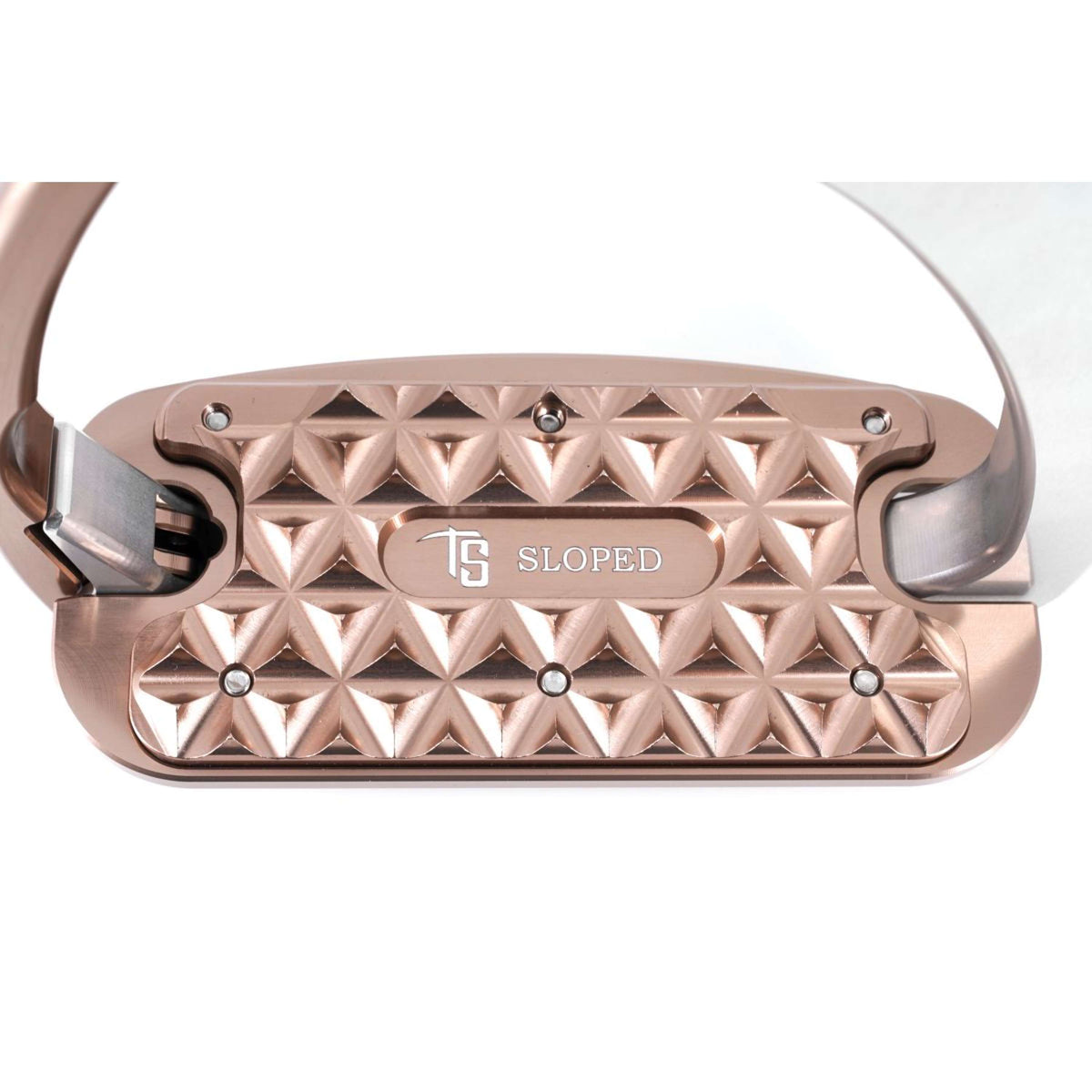 Tech Stirrups Stijgbeugels Venice Sloped M Zilver/Blauw