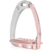 Tech Stirrups Stijgbeugels Venice Sloped M Zilver/Rose