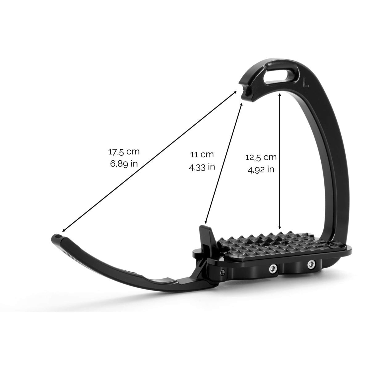 Tech Stirrups Stijgbeugels Venice Sloped Dressuur Titanium