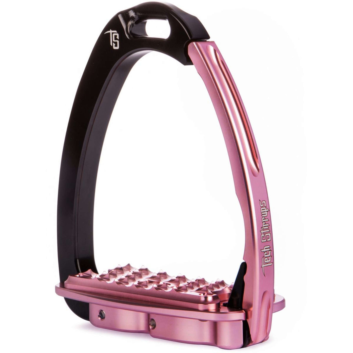 Tech Stirrups Stijgbeugels Venice Sloped EVO Zwart/Roze