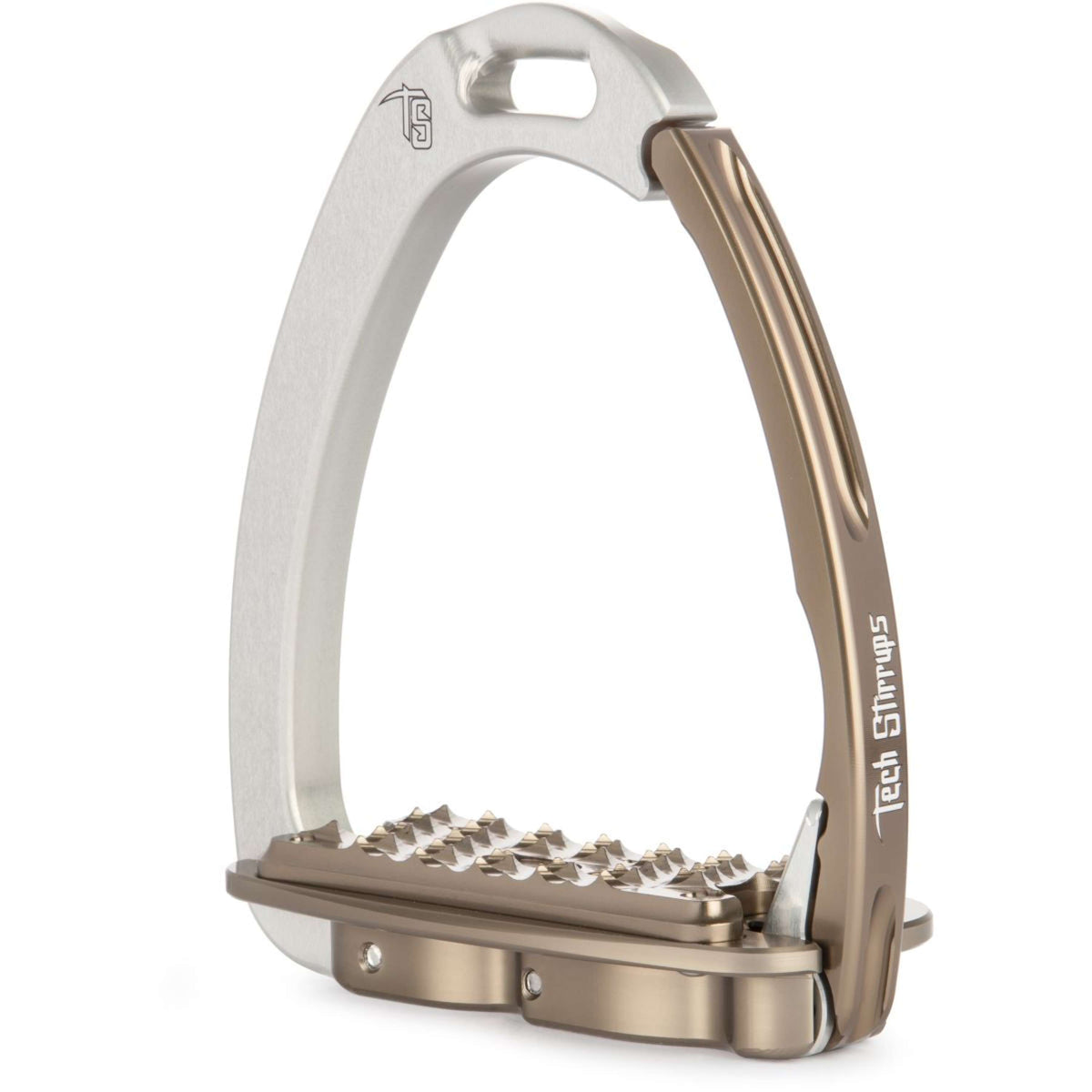 Tech Stirrups Stijgbeugels Venice EVO Zilver/Bruin