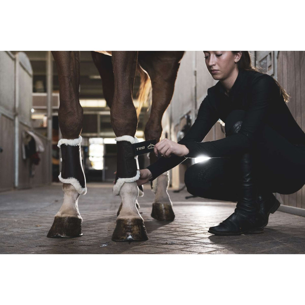 Veredus Beenbeschermers TRB Save the Sheep Front Zwart