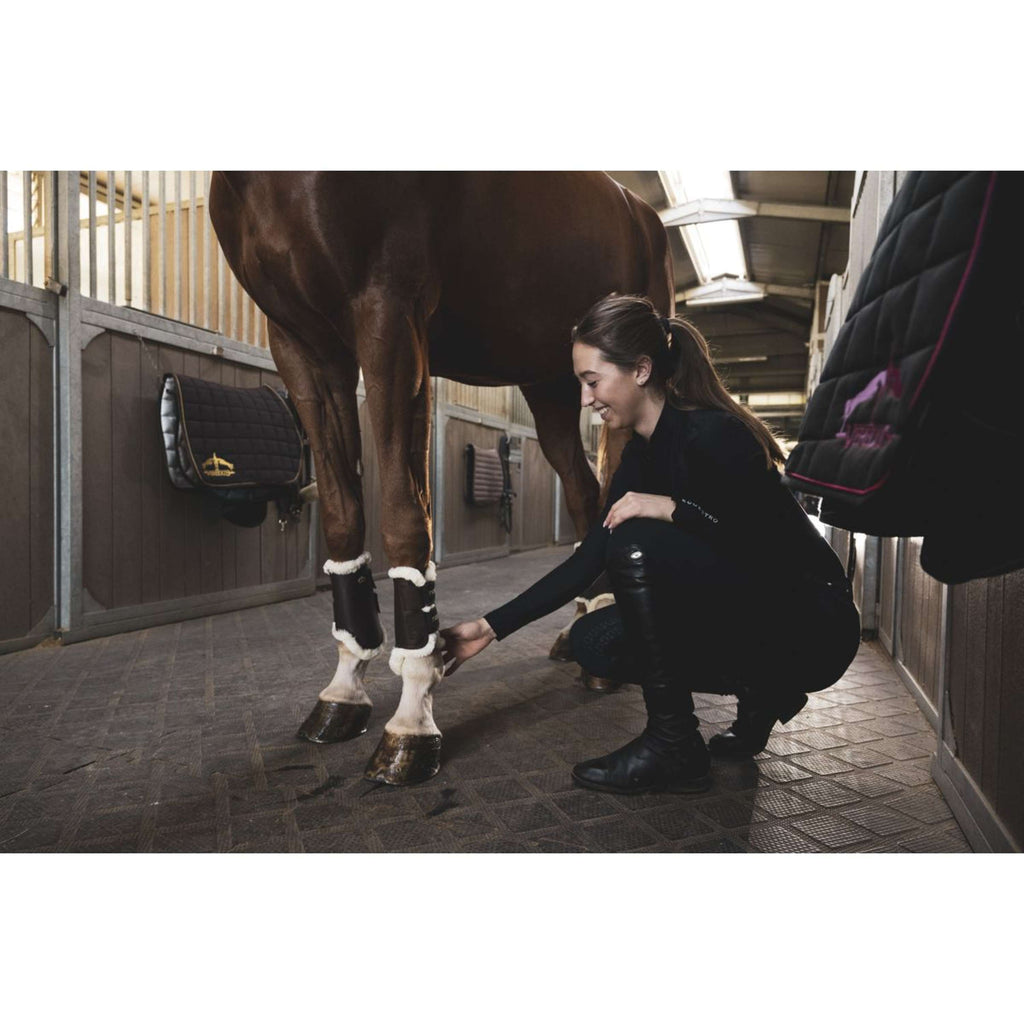 Veredus Beenbeschermers TRB Save the Sheep Front Zwart