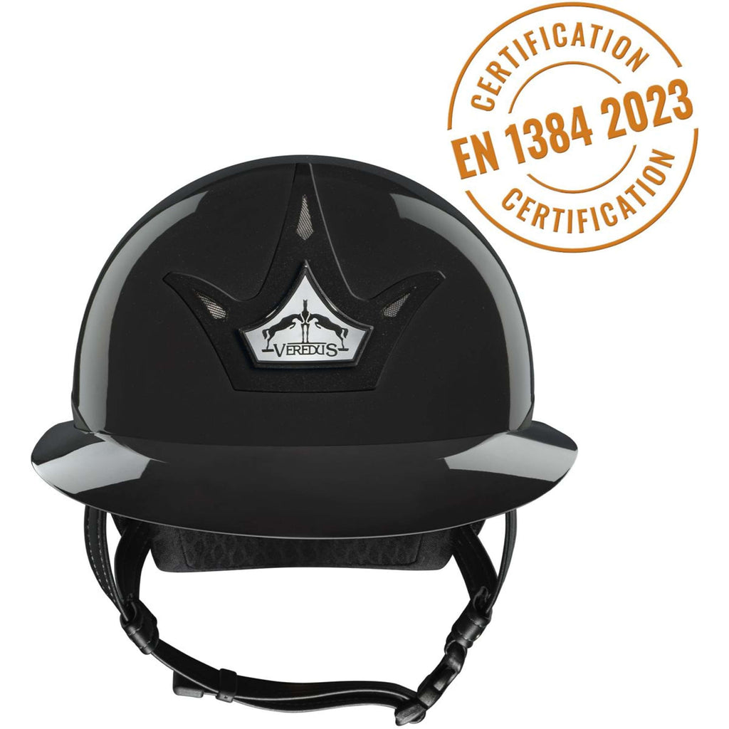Veredus Cap Vita Breed Vizier Lak Zwart