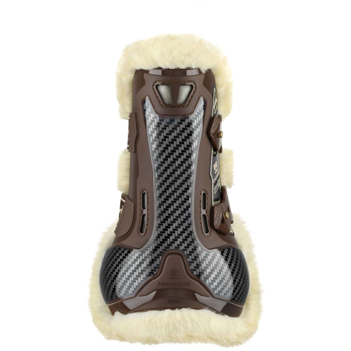 Veredus Peesbeschermers Carbon Gel Absolute Save the Sheep Front Bruin