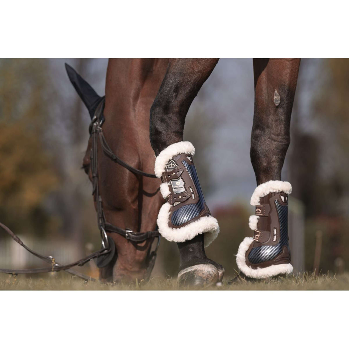 Veredus Peesbeschermers Carbon Gel Absolute Save the Sheep Front Bruin