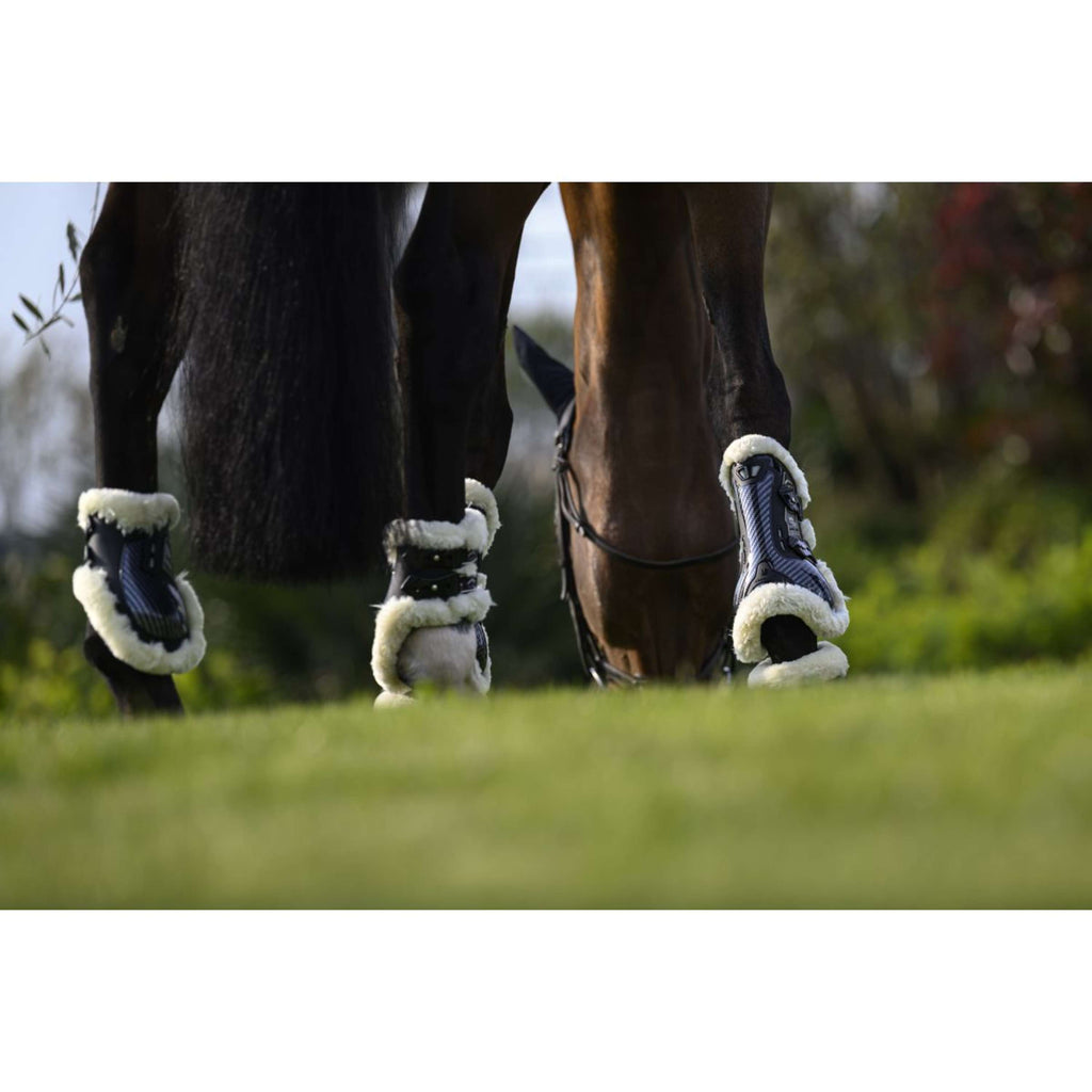 Veredus Peesbeschermers Carbon Gel Absolute Save the Sheep Front Zwart