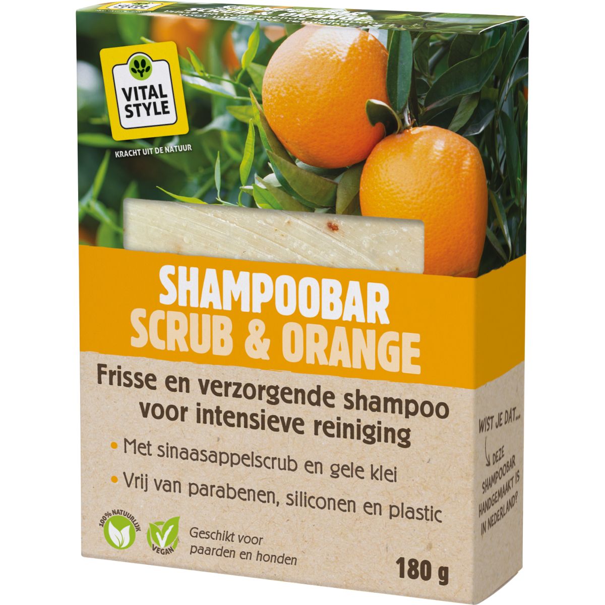 VITALstyle Shampoo bar Scrub & Orange